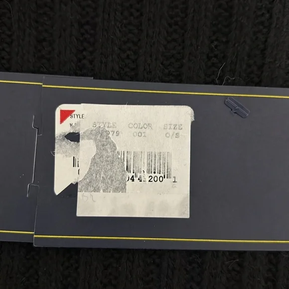 Polo Ralph Lauren Hat & Scarf set-35% wool -Black with white logo